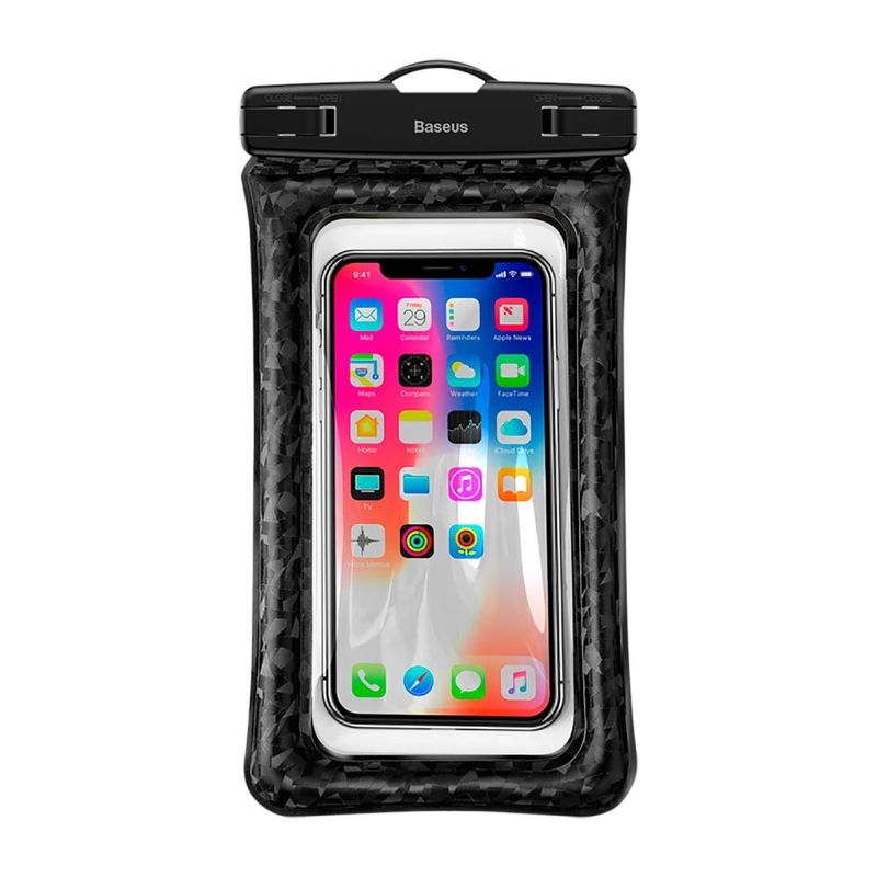 Купити Универсальный водонепроницаемый чехол Baseus Waterproof Bag Black для смартфонов до 6" за найкращою ціною в Україні 🔔, наш інтернет - магазин гарантує якість і швидку доставку вашого замовлення 🚀