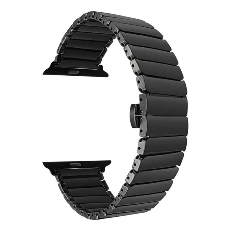Купить Керамический ремешок oneLounge Ceramic Band Strap Black для Apple Watch 40mm | 38mm SE | 6 | 5 | 4 | 3 | 2 | 1 по лучшей цене в Украине 🔔 ,  наш интернет - магазин гарантирует качество и быструю доставку вашего заказа 🚀