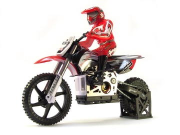 Купить Радиоуправляемая модель Мотоцикл 1:4 Himoto Burstout MX400 Brushed (красный) по лучшей цене в Украине 🔔 ,  наш интернет - магазин гарантирует качество и быструю доставку вашего заказа 🚀