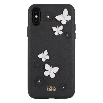 Купить Кожаный чехол Luna Aristo Dale чёрный для iPhone X/XS по лучшей цене в Украине 🔔 ,  наш интернет - магазин гарантирует качество и быструю доставку вашего заказа 🚀
