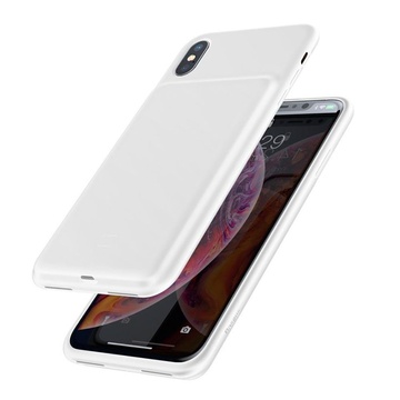 Купить Чехол-аккумулятор Baseus Liquid Silicone Smart Power White для iPhone XS Max по лучшей цене в Украине 🔔 ,  наш интернет - магазин гарантирует качество и быструю доставку вашего заказа 🚀