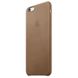Кожаный чехол Apple Leather Case Brown (MKX92) для iPhone 6s Plus