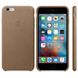 Шкіряний чохол Apple Brown Leather Case (MKX92) для iPhone 6s Plus