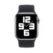 Плетеный монобраслет oneLounge Braided Solo Loop Charcoal Black для Apple Watch 40mm | 38mm Size M OEM