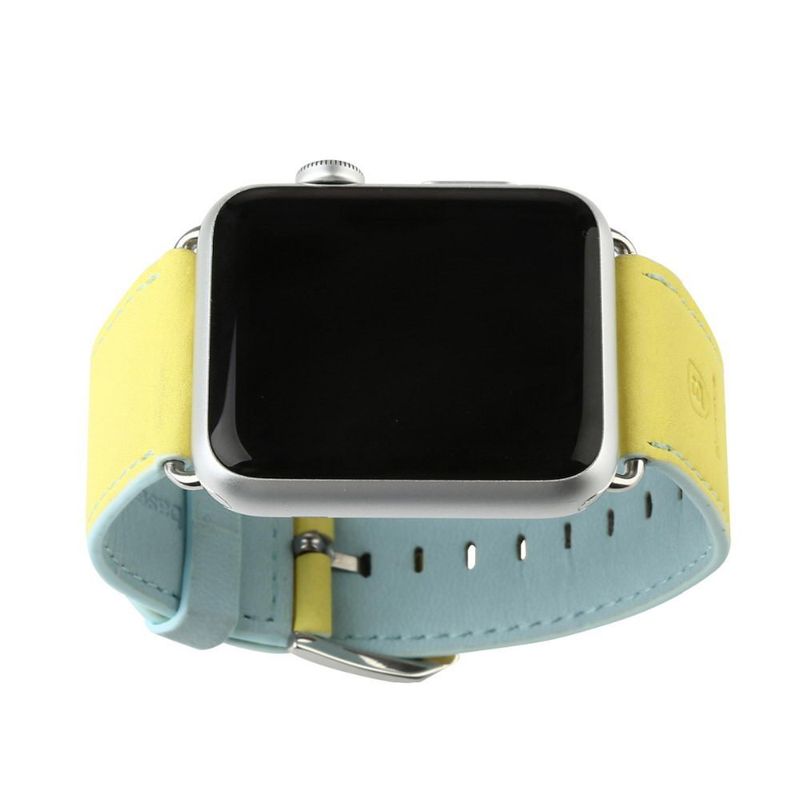 Купить Ремешок Baseus Colorful желтый + синий для Apple Watch 38/40 мм по лучшей цене в Украине 🔔 ,  наш интернет - магазин гарантирует качество и быструю доставку вашего заказа 🚀