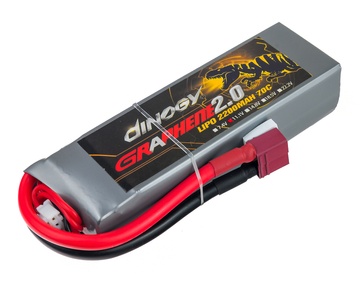 Купить Аккумулятор для квадрокоптера Dinogy G2.0 Li-Pol 2200 мАч 11.1 В 110x35x24 мм T-Plug по лучшей цене в Украине 🔔 ,  наш интернет - магазин гарантирует качество и быструю доставку вашего заказа 🚀