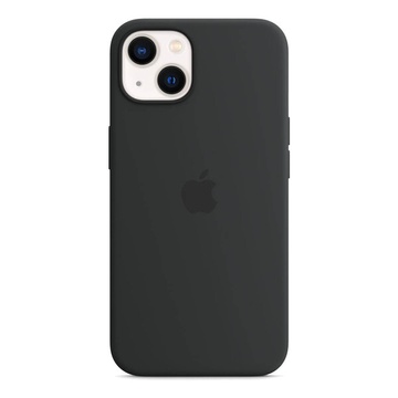 Черный силиконовый чехол iLoungeMax Silicone Case MagSafe Midnight для iPhone 13 OEM (с поддержкой анимации)