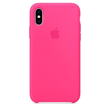 Купить Силиконовый чехол Electric Pink розовый для iPhone X/XS по лучшей цене в Украине 🔔 ,  наш интернет - магазин гарантирует качество и быструю доставку вашего заказа 🚀