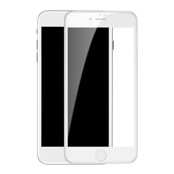 Купить Защитное 3D стекло с сеткой на динамик oneLounge SilicolEdge White для iPhone 7 | 8 по лучшей цене в Украине 🔔 ,  наш интернет - магазин гарантирует качество и быструю доставку вашего заказа 🚀