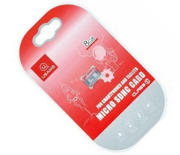 Купить Карта памяти Micro SDHC Card с адаптером Usams US-ZB116 High Speed TF Card 8Gb по лучшей цене в Украине 🔔 ,  наш интернет - магазин гарантирует качество и быструю доставку вашего заказа 🚀