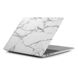 Мраморный чехол oneLounge Marble White | Gray для MacBook Air 13" (M1 | 2020 | 2019 | 2018)