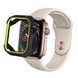 Полиуретановый чехол Coteetci PC+TPU Case салатовый + черный для Apple Watch 4/5/6/SE 44mm