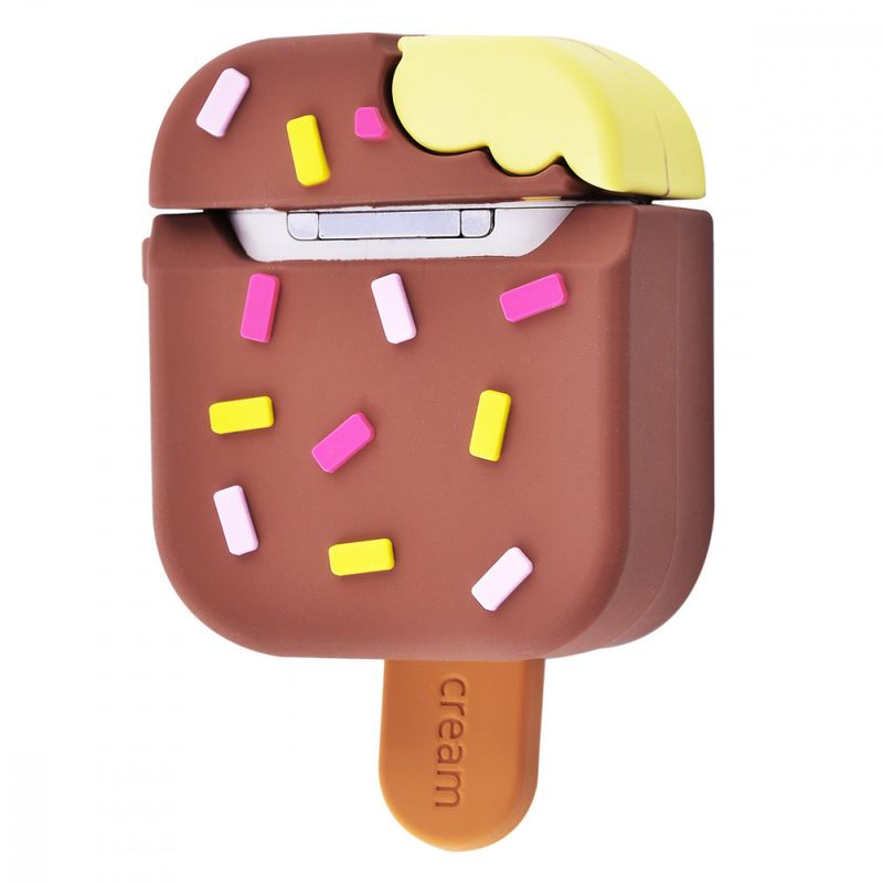 Купити Силиконовый футляр Ice Cream series для наушников AirPods 1/2 за найкращою ціною в Україні 🔔, наш інтернет - магазин гарантує якість і швидку доставку вашого замовлення 🚀