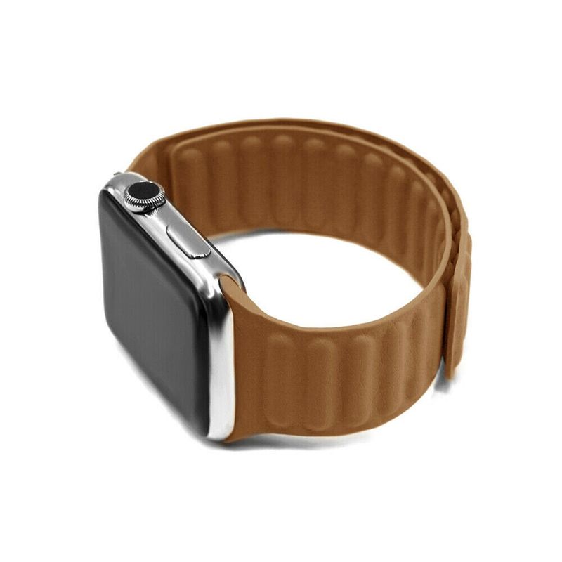 Купити Ремінець oneLounge Leather Link Magnetic Saddle Brown для Apple Watch 38mm | 40mm (S | M) OEM за найкращою ціною в Україні 🔔, наш інтернет - магазин гарантує якість і швидку доставку вашого замовлення 🚀