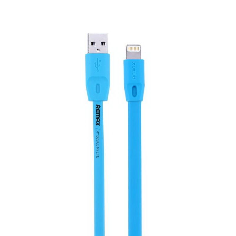 Купить Кабель Remax Full Speed RC-001i USB - Lightning 2 м Blue по лучшей цене в Украине 🔔 ,  наш интернет - магазин гарантирует качество и быструю доставку вашего заказа 🚀