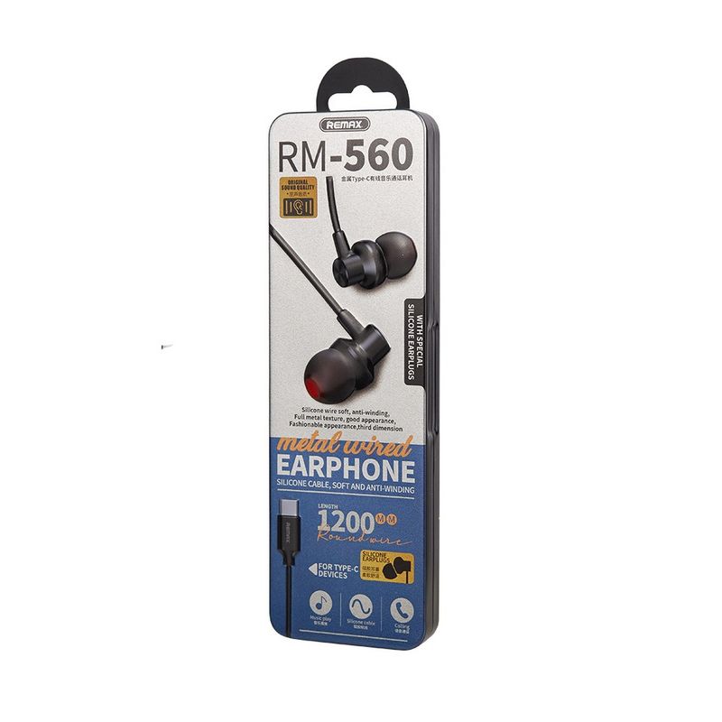 Купити Навушники з мікрофоном Remax RM-560 Type-C Black за найкращою ціною в Україні 🔔, наш інтернет - магазин гарантує якість і швидку доставку вашого замовлення 🚀