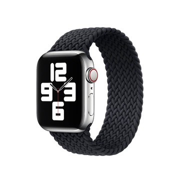 Купить Плетеный монобраслет Apple Braided Solo Loop Charcoal для Apple Watch 40mm | 38mm (MY782) Размер 4 по лучшей цене в Украине 🔔 ,  наш интернет - магазин гарантирует качество и быструю доставку вашего заказа 🚀
