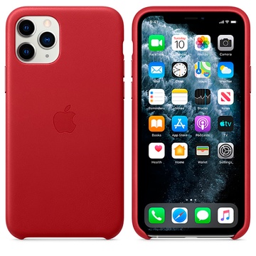 Купить Кожаный чехол oneLounge Leather Case Red для iPhone 11 Pro Max OEM (MX0F2) по лучшей цене в Украине 🔔 ,  наш интернет - магазин гарантирует качество и быструю доставку вашего заказа 🚀