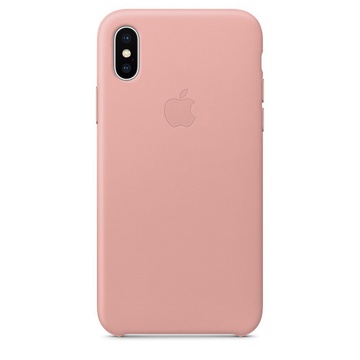 Купити Шкіряний чохол рожевий для iPhone X за найкращою ціною в Україні 🔔, наш інтернет - магазин гарантує якість і швидку доставку вашого замовлення 🚀