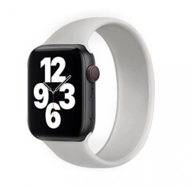 Купить Силиконовый ремешок COTEetCI W58 серый для Apple Watch 42/44mm (160) по лучшей цене в Украине 🔔 ,  наш интернет - магазин гарантирует качество и быструю доставку вашего заказа 🚀