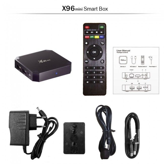 Купити Приставка Smart TV Box X96 MINI S905W 1Gb/8Gb Black за найкращою ціною в Україні 🔔, наш інтернет - магазин гарантує якість і швидку доставку вашого замовлення 🚀