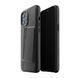 Кожаный чехол MUJJO Full Leather Wallet Case Black для iPhone 12 Pro Max