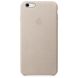 Кожаный чехол Apple Leather Case Rose Gray (MKXE2) для iPhone 6s Plus