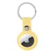 Силиконовый брелок с кольцом iLoungeMax Silicone Keychain Case Yellow для AirTag