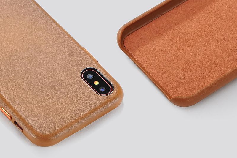 Купить Чехол Coteetci Elegant PU Leather коричневый для iPhone X/XS по лучшей цене в Украине 🔔 ,  наш интернет - магазин гарантирует качество и быструю доставку вашего заказа 🚀
