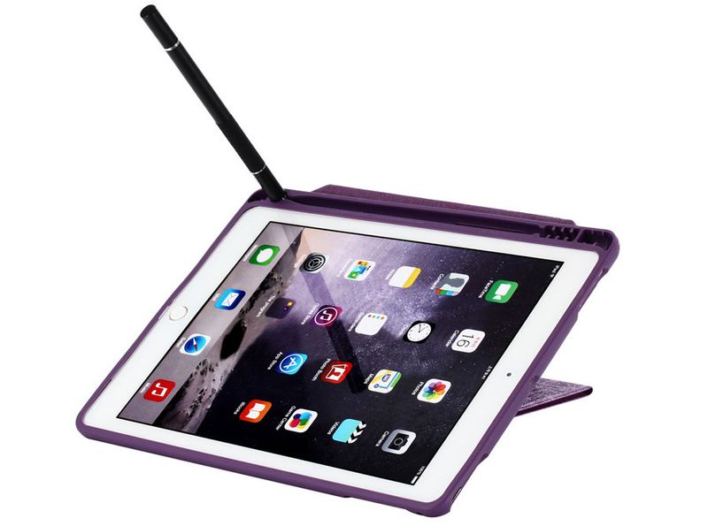 Купить Чехол Origami Case для iPad Pro 10,5" / Air 2019 Leather embossing purple по лучшей цене в Украине 🔔 ,  наш интернет - магазин гарантирует качество и быструю доставку вашего заказа 🚀