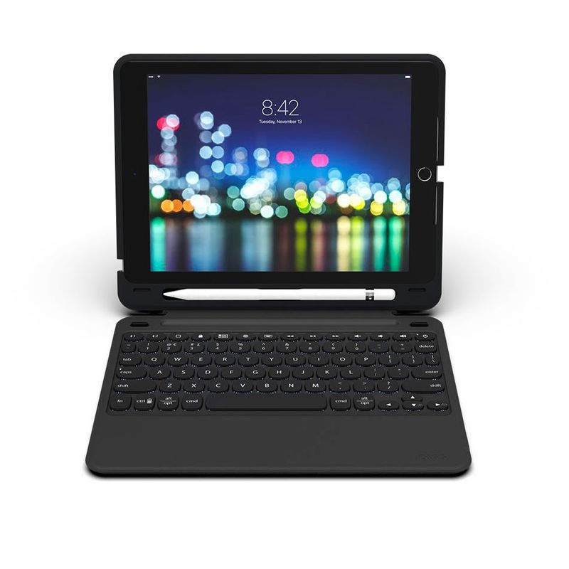 Купить Чехол-клавиатура ZAGG Slim Book Go Black для iPad Pro 12.9" (2018 | 2020) по лучшей цене в Украине 🔔 ,  наш интернет - магазин гарантирует качество и быструю доставку вашего заказа 🚀