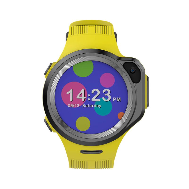 Купить Детские смарт-часы Elari KidPhone 4G Round Yellow (KP-4GRD-Y) по лучшей цене в Украине 🔔 ,  наш интернет - магазин гарантирует качество и быструю доставку вашего заказа 🚀