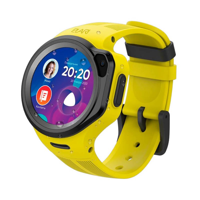 Купити Дитячі смарт-годинник Elari KidPhone 4G Round Yellow (KP-4GRD-Y) за найкращою ціною в Україні 🔔, наш інтернет - магазин гарантує якість і швидку доставку вашого замовлення 🚀