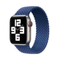 Купить Плетеный монобраслет oneLounge Braided Solo Loop Atlantic Blue для Apple Watch 40mm | 38mm Size M OEM по лучшей цене в Украине 🔔 ,  наш интернет - магазин гарантирует качество и быструю доставку вашего заказа 🚀