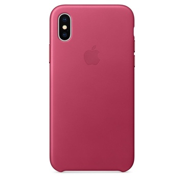 Купити Шкіряний чохол яскраво-рожевий для iPhone X за найкращою ціною в Україні 🔔, наш інтернет - магазин гарантує якість і швидку доставку вашого замовлення 🚀