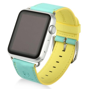 Купить Ремешок Baseus Colorful зеленый + желтый для Apple Watch 42/44 мм по лучшей цене в Украине 🔔 ,  наш интернет - магазин гарантирует качество и быструю доставку вашего заказа 🚀