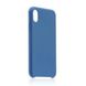Силиконовый чехол Coteetci синий для iPhone X/XS