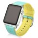 Ремінець Baseus Colorful зелений + жовтий для Apple Watch 42/44 мм