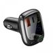 FM-трансмітер Baseus T typed S-13 wireless MP3 car charger (PPS Quick Charger-EU) Black