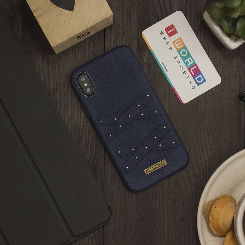 Купить Чехол Polo Abbott синий для iPhone X/XS по лучшей цене в Украине 🔔 ,  наш интернет - магазин гарантирует качество и быструю доставку вашего заказа 🚀