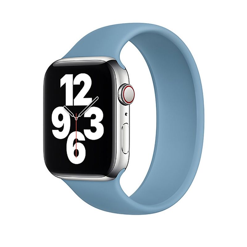 Купить Силиконовый монобраслет Apple Solo Loop Northern Blue для Apple Watch 40mm | 38mm (MYQV2) Размер 6 по лучшей цене в Украине 🔔 ,  наш интернет - магазин гарантирует качество и быструю доставку вашего заказа 🚀