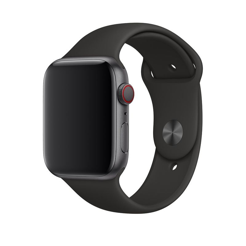 Купить Ремешок Apple Sport Band S | M & M | L Black (MTPL2) для Apple Watch 44mm | 42mm SE | 6 | 5 | 4 | 3 | 2 | 1 по лучшей цене в Украине 🔔 ,  наш интернет - магазин гарантирует качество и быструю доставку вашего заказа 🚀