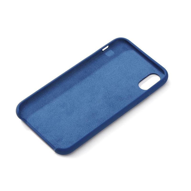 Купити Силіконовий чохол Coteetci синій для iPhone X/XS за найкращою ціною в Україні 🔔, наш інтернет - магазин гарантує якість і швидку доставку вашого замовлення 🚀