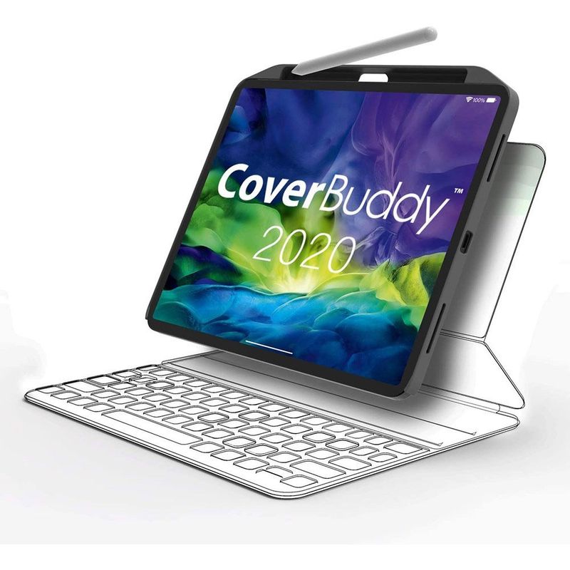 Купить Чехол с держателем для стилуса SwitchEasy CoverBuddy серый для iPad Pro 11" (2020) по лучшей цене в Украине 🔔 ,  наш интернет - магазин гарантирует качество и быструю доставку вашего заказа 🚀