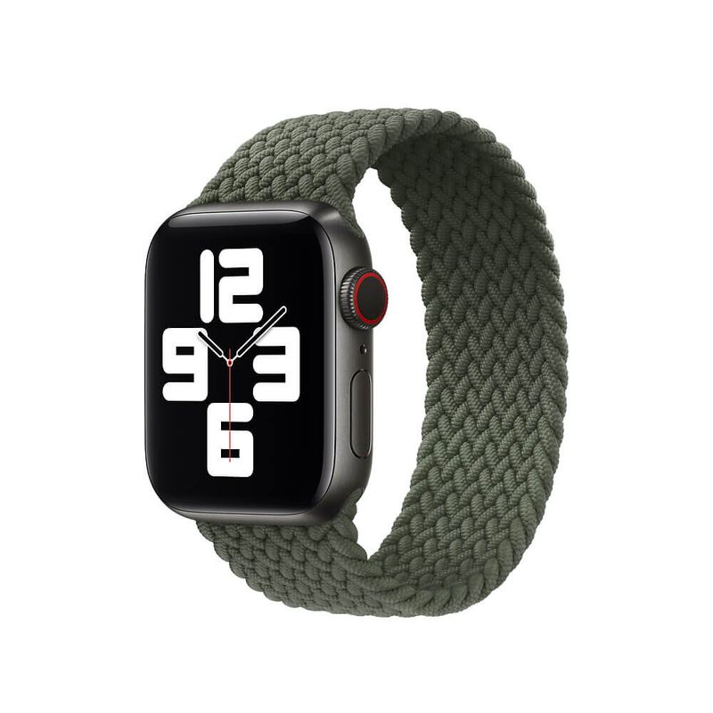 Купити Плетений монобраслет Apple Braided Solo Loop Inverness Green для Apple Watch 40mm | 38mm (MY6T2) Розмір 8 за найкращою ціною в Україні 🔔, наш інтернет - магазин гарантує якість і швидку доставку вашого замовлення 🚀