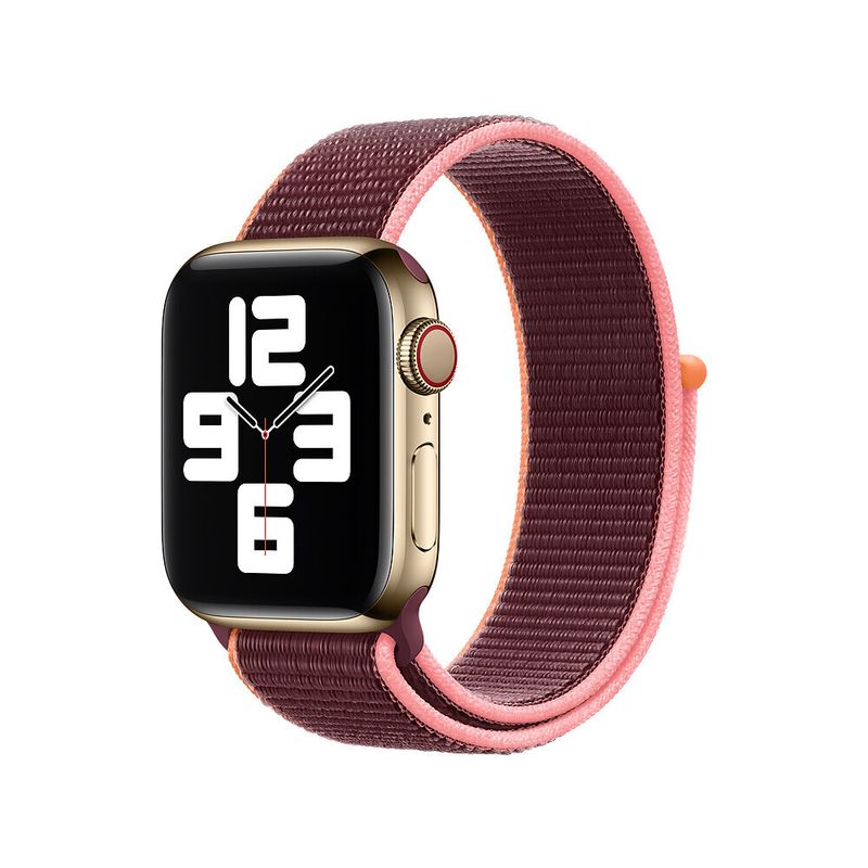 Купити Ремінець Apple Sport Loop Plum для Apple Watch 38mm | 40mm Series SE | 6 | 5 | 4 | 3 | 2 | 1 (MYA32) за найкращою ціною в Україні 🔔, наш інтернет - магазин гарантує якість і швидку доставку вашого замовлення 🚀
