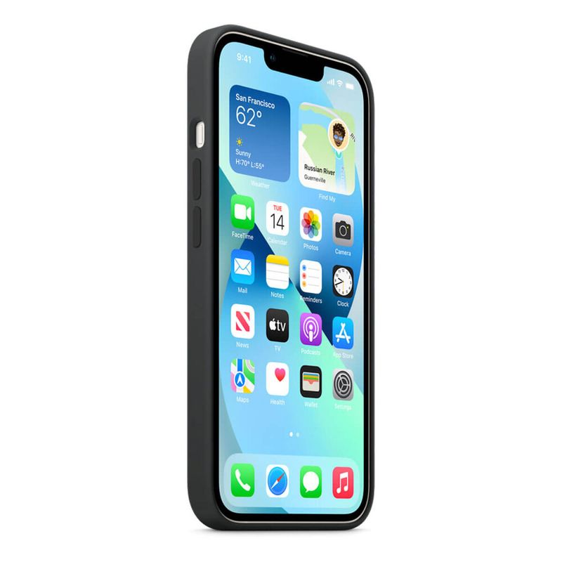 Силиконовый чехол Apple Silicone Case MagSafe Midnight (MM2A3) для iPhone 13