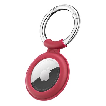 Силіконовий чохол з карабіном ESR Cloud Silicone Keychain Case Red для AirTag
