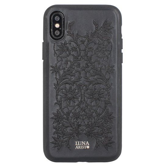 Купить Кожаный чехол Luna Aristo Bess чёрный для iPhone X/XS по лучшей цене в Украине 🔔 ,  наш интернет - магазин гарантирует качество и быструю доставку вашего заказа 🚀