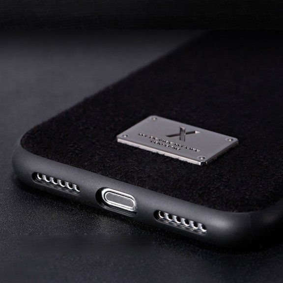 Купить Чехол WK Velvet чёрный для iPhone X по лучшей цене в Украине 🔔 ,  наш интернет - магазин гарантирует качество и быструю доставку вашего заказа 🚀